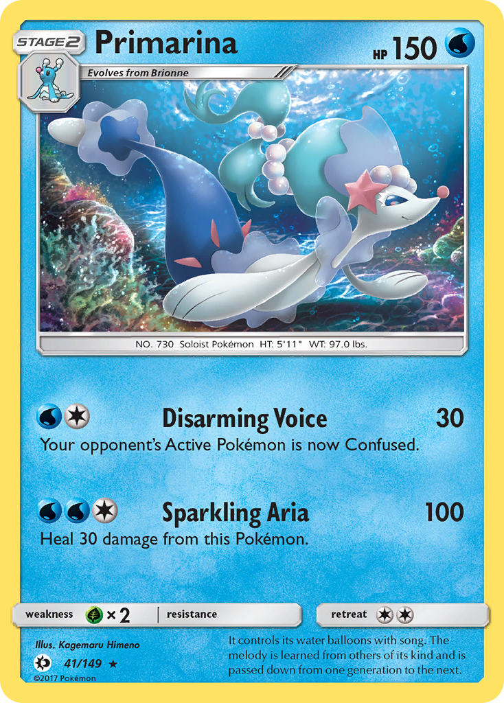 Primarina (41/149) [Sun & Moon: Base Set] | Cracking-Singles