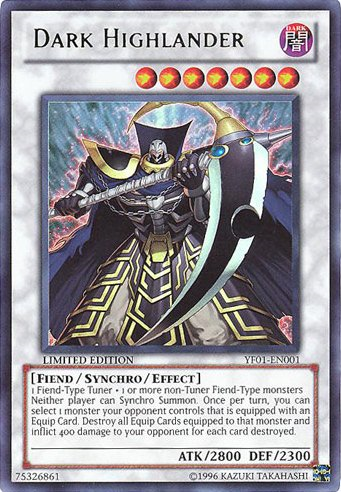 Dark Highlander [YF01-EN001] Ultra Rare | Cracking-Singles