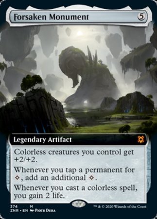 Forsaken Monument (Extended Art) [Zendikar Rising] | Cracking-Singles