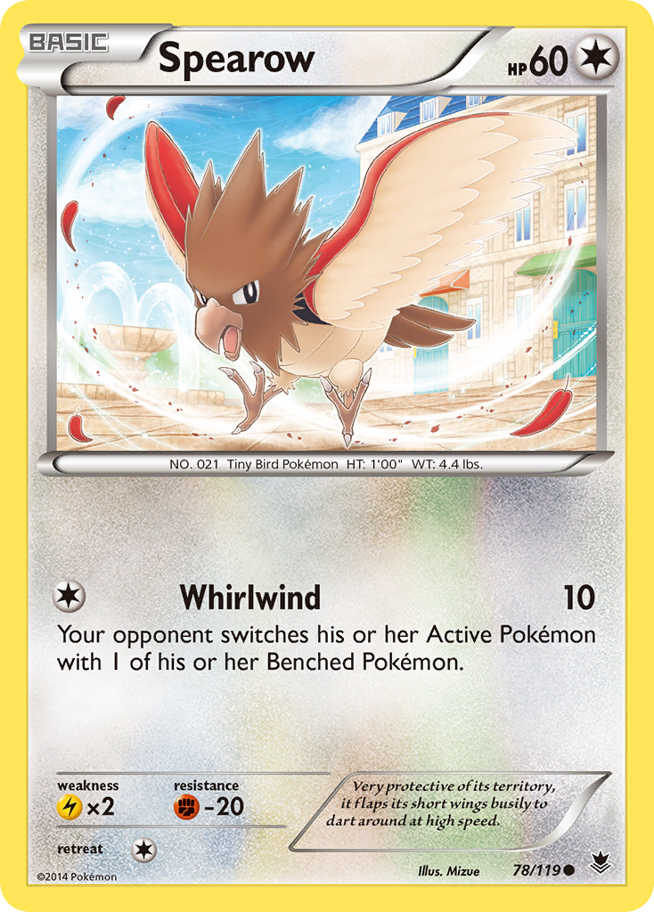 Spearow (78/119) [XY: Phantom Forces] | Cracking-Singles