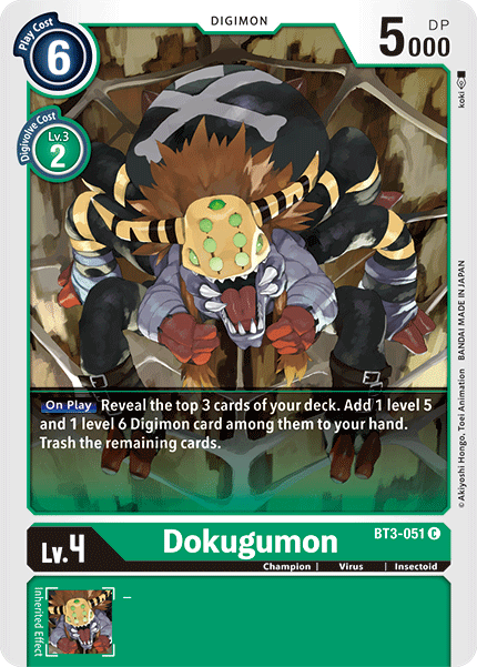 Dokugumon [BT3-051] [Release Special Booster Ver.1.5] | Cracking-Singles