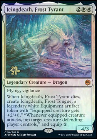 Icingdeath, Frost Tyrant [Dungeons & Dragons: Adventures in the Forgotten Realms Prerelease Promos] | Cracking-Singles