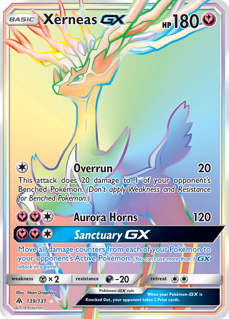 Xerneas GX (139/131) [Sun & Moon: Forbidden Light] | Cracking-Singles