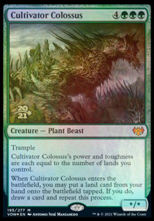 Cultivator Colossus [Innistrad: Crimson Vow Prerelease Promos] | Cracking-Singles