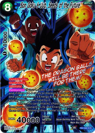 Son Goku & Uub, Seeds of the Future [TB2-069] | Cracking-Singles