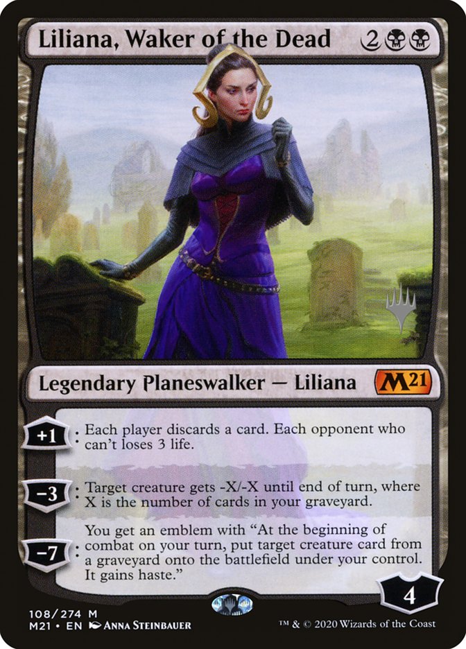 Liliana, Waker of the Dead (Promo Pack) [Core Set 2021 Promos] | Cracking-Singles