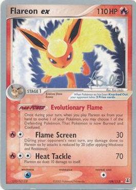 Flareon ex (108/113) (Eeveelutions - Jimmy Ballard) [World Championships 2006] | Cracking-Singles