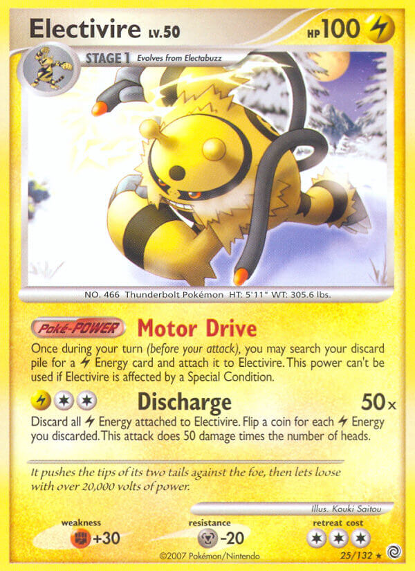 Electivire (25/132) (Theme Deck Exclusive) [Diamond & Pearl: Secret Wonders] | Cracking-Singles