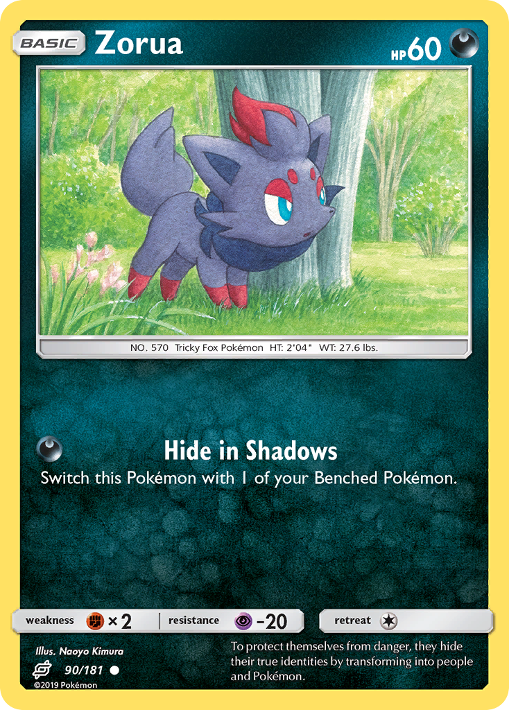 Zorua (90/181) [Sun & Moon: Team Up] | Cracking-Singles