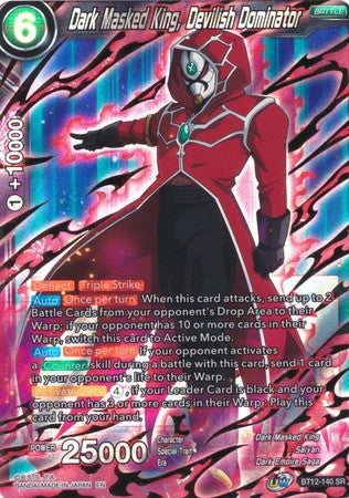 Dark Masked King, Devilish Dominator [BT12-140] | Cracking-Singles