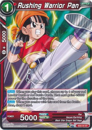 Rushing Warrior Pan (Starter Deck - The Extreme Evolution) [SD2-04] | Cracking-Singles