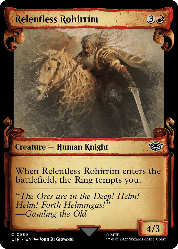 Relentless Rohirrim [The Lord of the Rings: Tales of Middle-Earth Showcase Scrolls] | Cracking-Singles