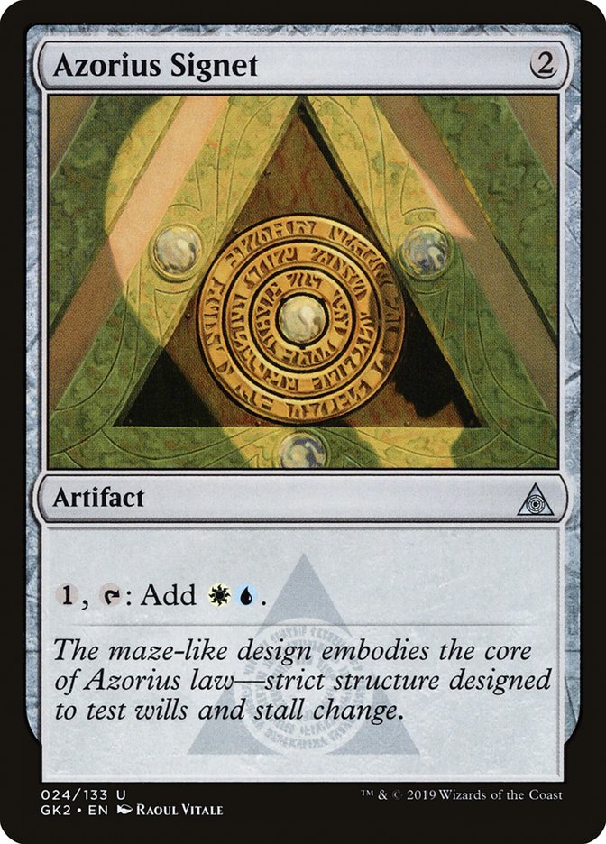 Azorius Signet [Ravnica Allegiance Guild Kit] | Cracking-Singles