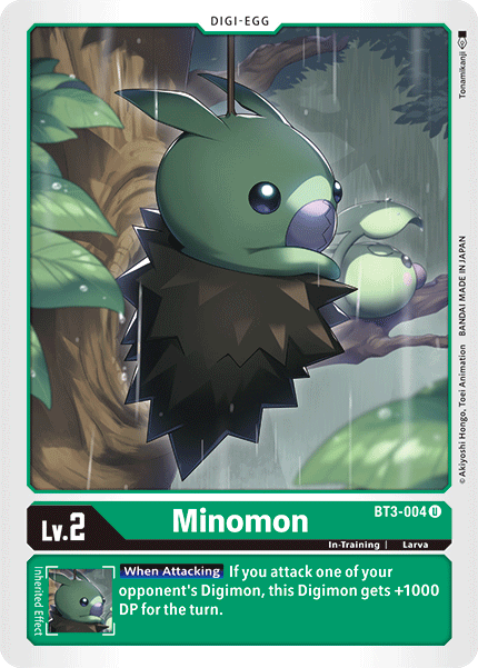 Minomon [BT3-004] [Release Special Booster Ver.1.5] | Cracking-Singles