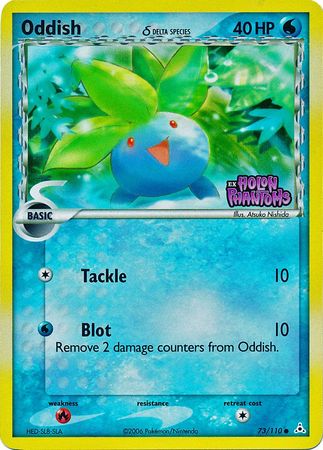 Oddish (73/110) (Delta Species) (Stamped) [EX: Holon Phantoms] | Cracking-Singles