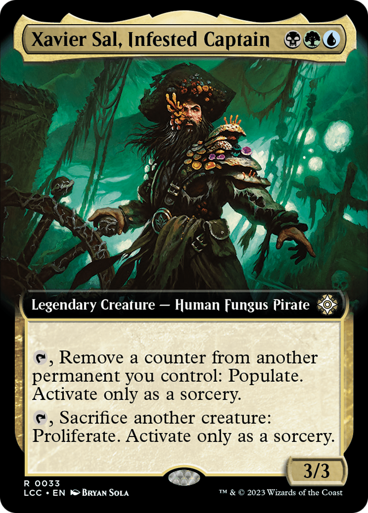 Xavier Sal, Infested Captain (Extended Art) [The Lost Caverns of Ixalan Commander] | Cracking-Singles