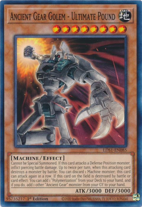 Ancient Gear Golem - Ultimate Pound [LDS1-EN085] Common | Cracking-Singles