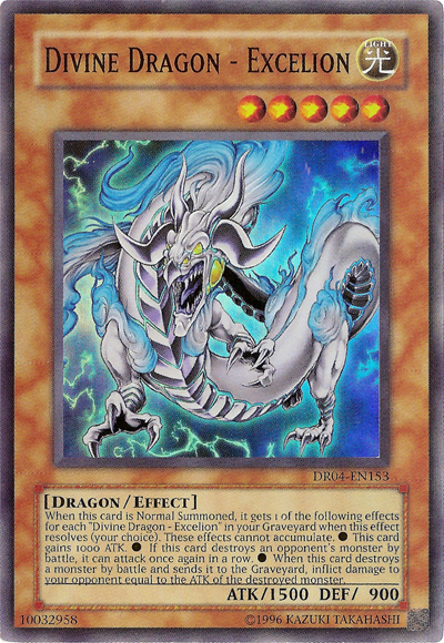 Divine Dragon - Excelion [DR04-EN153] Super Rare | Cracking-Singles