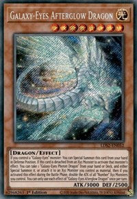 Galaxy-Eyes Afterglow Dragon [LDS2-EN052] Secret Rare | Cracking-Singles