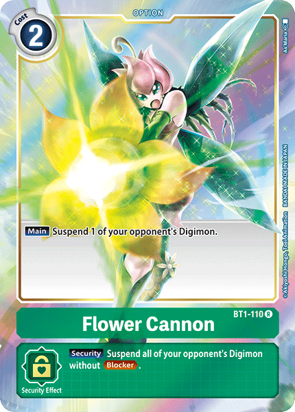 Flower Cannon [BT1-110] (Alternate Art) [Release Special Booster Ver.1.0] | Cracking-Singles