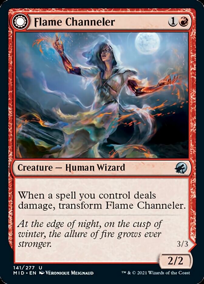 Flame Channeler // Embodiment of Flame [Innistrad: Midnight Hunt] | Cracking-Singles