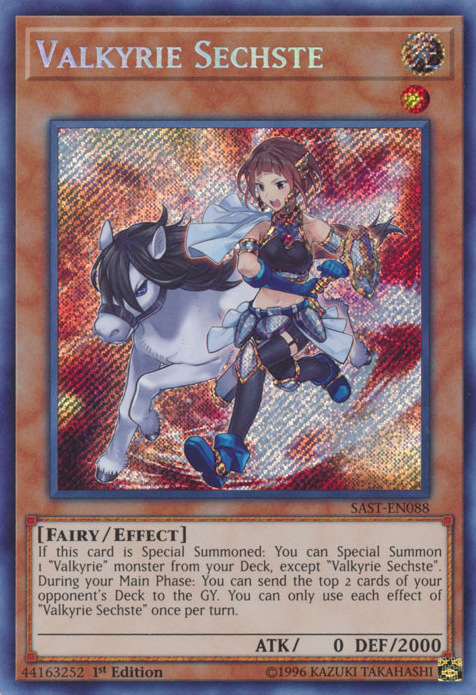 Valkyrie Sechste [SAST-EN088] Secret Rare | Cracking-Singles