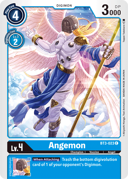 Angemon [BT3-023] [Release Special Booster Ver.1.5] | Cracking-Singles