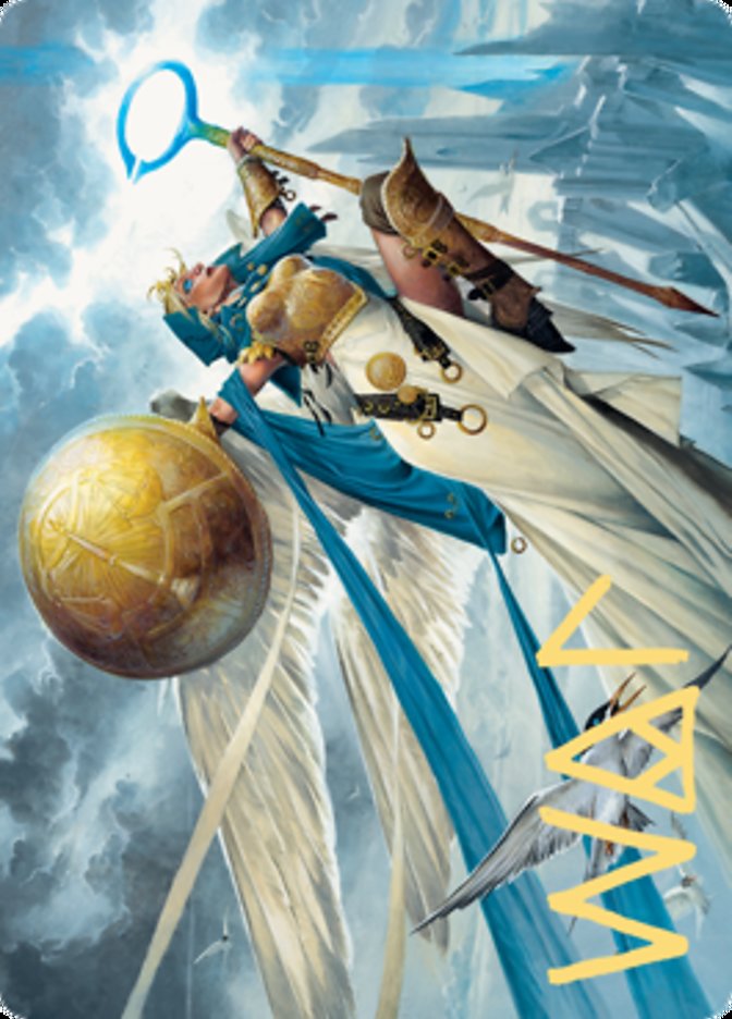 Linvala, Shield of Sea Gate Art Card [Zendikar Rising Art Series] | Cracking-Singles