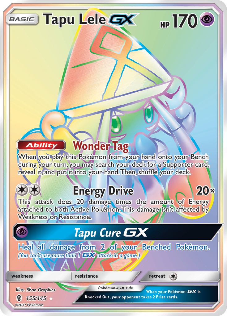 Tapu Lele GX (155/145) [Sun & Moon: Guardians Rising] | Cracking-Singles