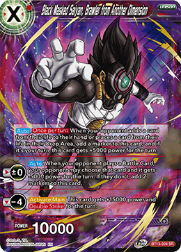 Black Masked Saiyan, Brawler from Another Dimension [BT13-004] | Cracking-Singles