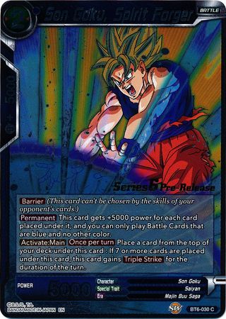 Son Goku, Spirit Forger [BT6-030_PR] | Cracking-Singles