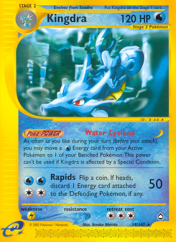 Kingdra (19/147) [Aquapolis] | Cracking-Singles