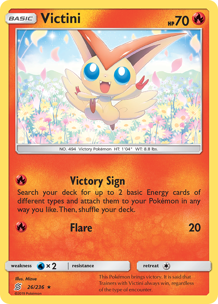 Victini (26/236) [Sun & Moon: Unified Minds] | Cracking-Singles