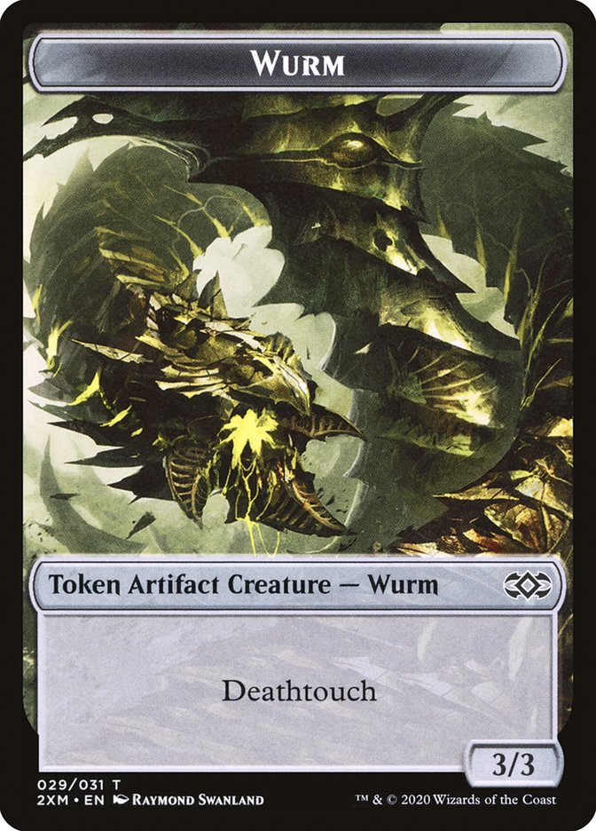 Wurm (029/031) [Double Masters Tokens] | Cracking-Singles