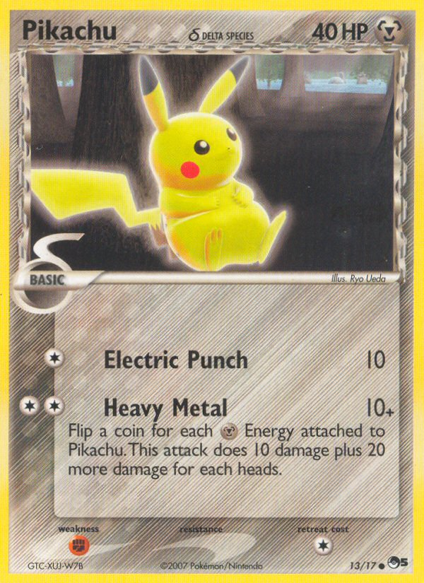 Pikachu (13/17) (Delta Species) [POP Series 5] | Cracking-Singles