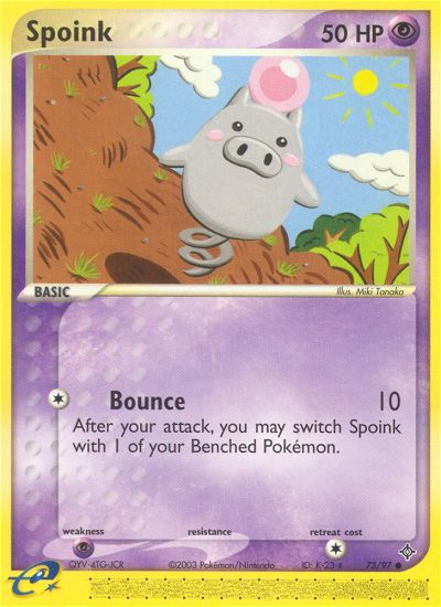 Spoink (73/97) [EX: Dragon] | Cracking-Singles