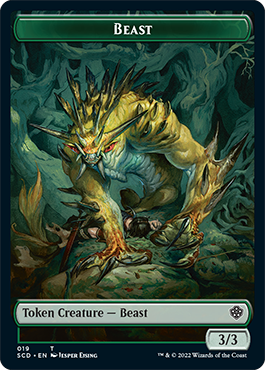 Beast // Beast Double-Sided Token [Starter Commander Decks] | Cracking-Singles