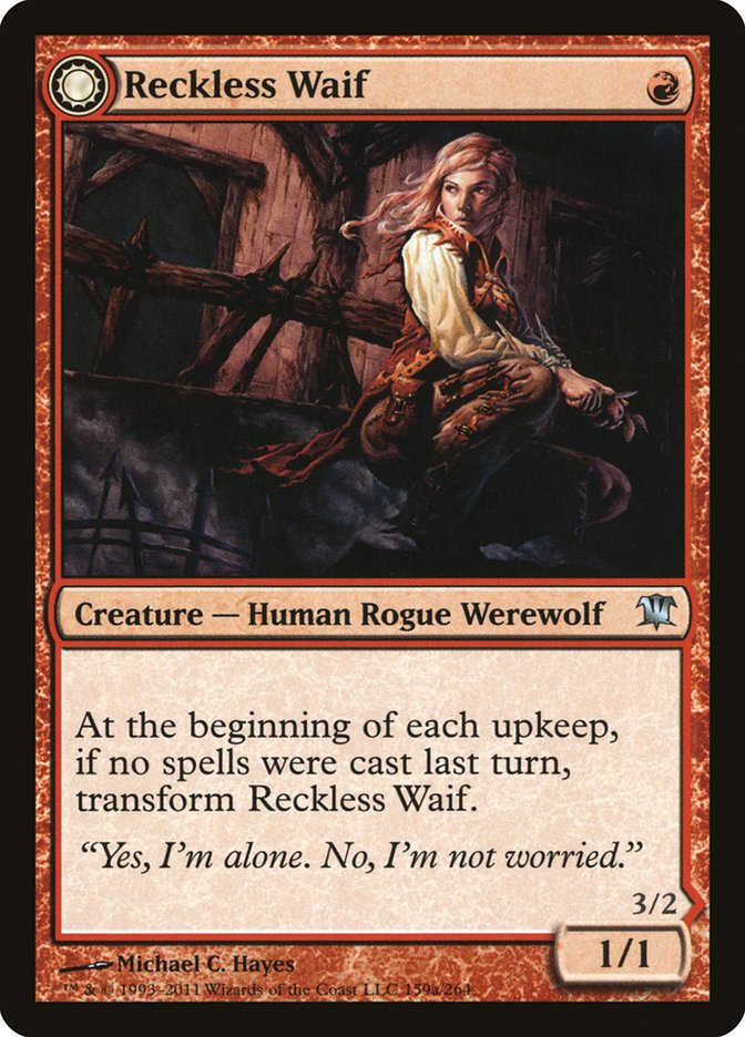 Reckless Waif // Merciless Predator [Innistrad] | Cracking-Singles