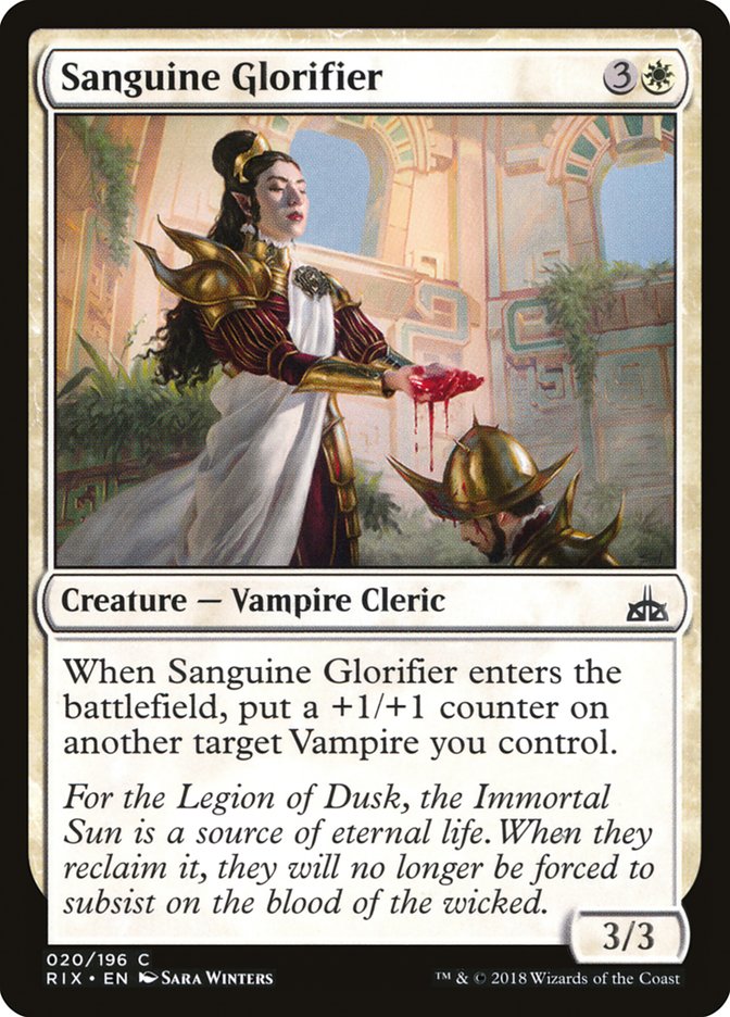 Sanguine Glorifier [Rivals of Ixalan] | Cracking-Singles