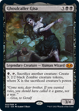 Ghoulcaller Gisa [Commander Collection: Black] | Cracking-Singles