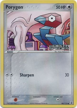 Porygon (80/113) (Stamped) [EX: Delta Species] | Cracking-Singles