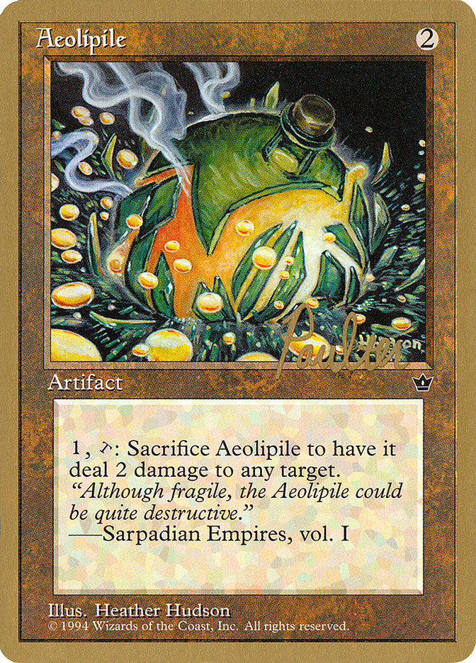 Aeolipile (Preston Poulter) [Pro Tour Collector Set] | Cracking-Singles