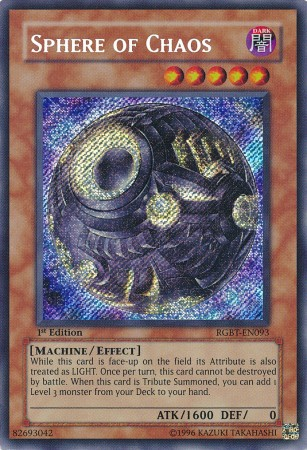 Sphere of Chaos [RGBT-EN093] Secret Rare | Cracking-Singles