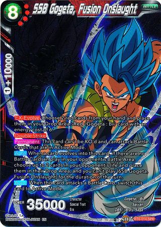 SSB Gogeta, Fusion Onslaught (SPR) [BT6-014_SPR] | Cracking-Singles