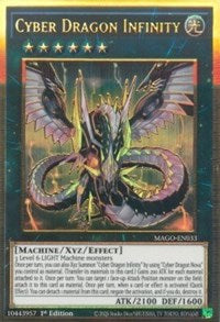 Cyber Dragon Infinity [MAGO-EN033] Gold Rare | Cracking-Singles