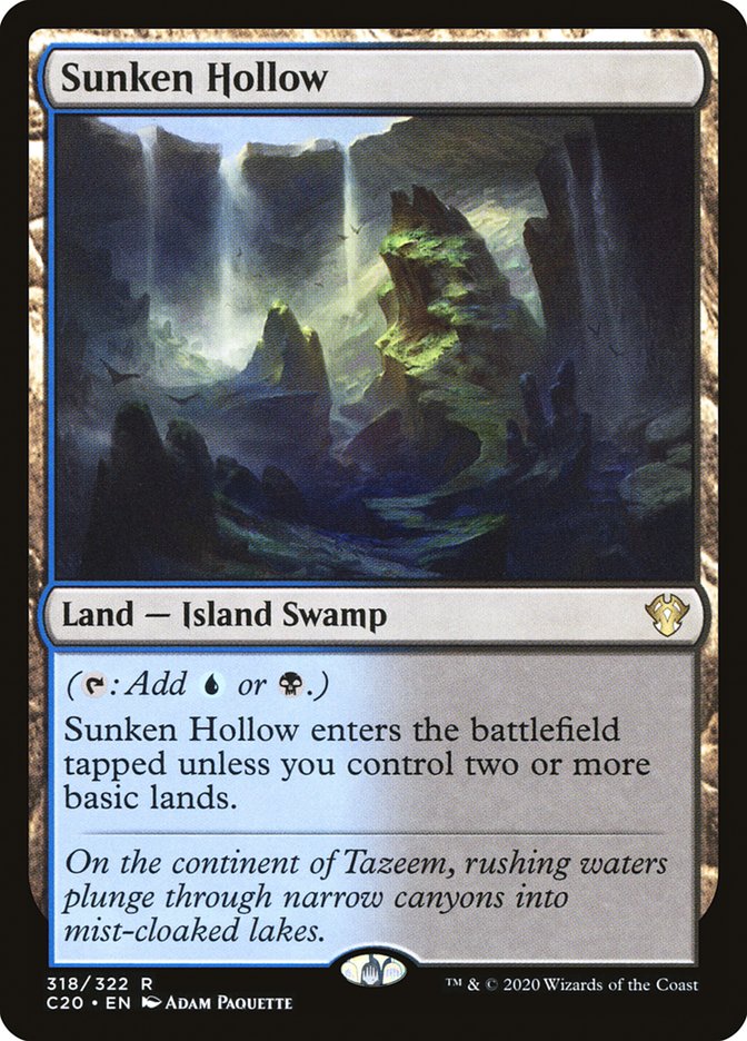 Sunken Hollow [Commander 2020] | Cracking-Singles