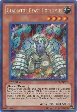 Gladiator Beast Hoplomus [LCGX-EN239] Secret Rare | Cracking-Singles