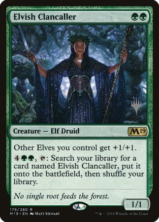 Elvish Clancaller [Core Set 2019 Promos] | Cracking-Singles