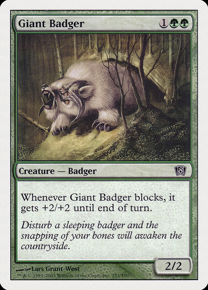 Giant Badger [Eighth Edition] | Cracking-Singles