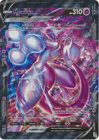 Mewtwo V-Union (Jumbo Card) [Sword & Shield: Black Star Promos] | Cracking-Singles